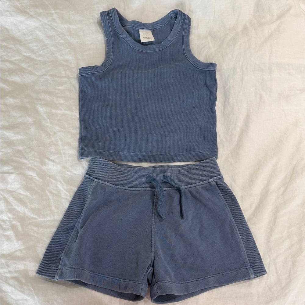 Zara girls Blue set